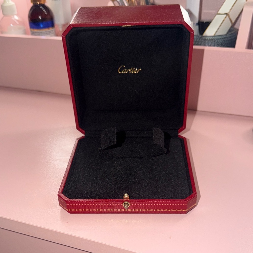 Cartier Luxurious Red and Black Jewelry Box